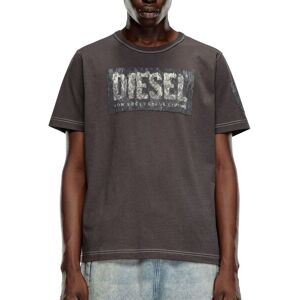 Diesel Underwear Tee-shirt manches courtes coton Gris foncé XXXL male - Publicité Diesel Underwear Tee-shirt manches courtes coton Gris foncé XXXL male - Publicité
