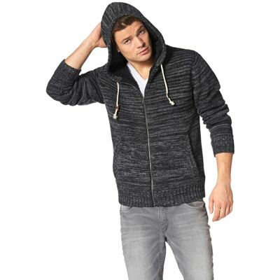Gilet zippé à capuche fourré homme John Devin - Multicolore S male - Publicité Gilet zippé à capuche fourré homme John Devin - Multicolore S male - Publicité