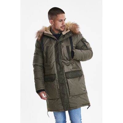 Blend Parka Homme Kaki vert pin en coton S male - Publicité Blend Parka Homme Kaki vert pin en coton S male - Publicité