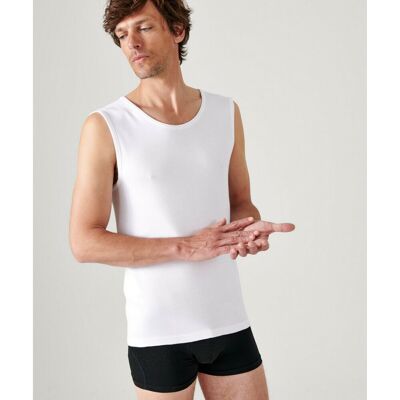 Damart Debardeur Blanc Thermolactyl 4XL male - Publicité Damart Debardeur Blanc Thermolactyl 4XL male - Publicité