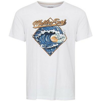 Blend Tee-shirt manches courtes pour homme en coton blanc S male - Publicité Blend Tee-shirt manches courtes pour homme en coton blanc S male - Publicité