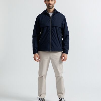 New Man Veste Bleue imperméable bleu marine XL male - Publicité New Man Veste Bleue imperméable bleu marine XL male - Publicité