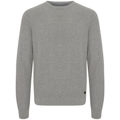 Blend Pull manches longues en coton gris S male - Publicité Blend Pull manches longues en coton gris S male - Publicité