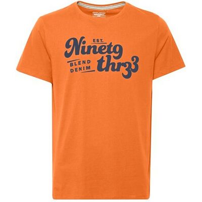 Blend Tee-shirt manches courtes Orange en Coton S male - Publicité Blend Tee-shirt manches courtes Orange en Coton S male - Publicité