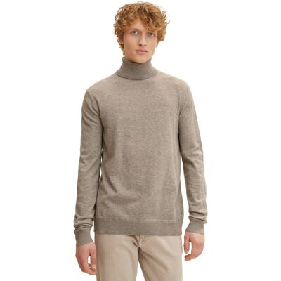 Tom Tailor Pull col roulé gris XXL male - Publicité Tom Tailor Pull col roulé gris XXL male - Publicité