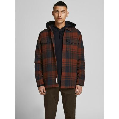 jack & jones Chemise homme Comfort Fit Manches longues Marron foncé en coton M male - Publicité jack & jones Chemise homme Comfort Fit Manches longues Marron foncé en coton M male - Publicité