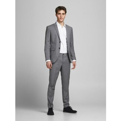 jack & jones Blazer croisé et pantalon de tailleur Super Slim Fit Revers à encoche Manches longues Gris Clair 54 male - Publicité jack & jones Blazer croisé et pantalon de tailleur Super Slim Fit Revers à encoche Manches longues Gris Clair 54 male - Publicité