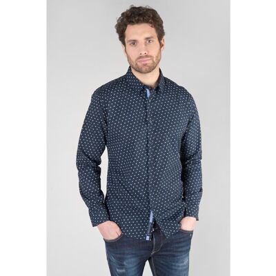 Le Temps des Cerises Chemise GIOR bleu en coton XXL male - Publicité Le Temps des Cerises Chemise GIOR bleu en coton XXL male - Publicité