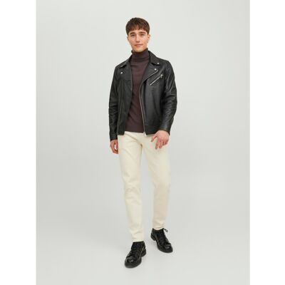 jack & jones Pull en maille Col tortue Manches longues Marron foncé XXL male - Publicité jack & jones Pull en maille Col tortue Manches longues Marron foncé XXL male - Publicité
