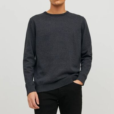 jack & jones Pullover gris foncé mélange Zev en coton M male - Publicité jack & jones Pullover gris foncé mélange Zev en coton M male - Publicité