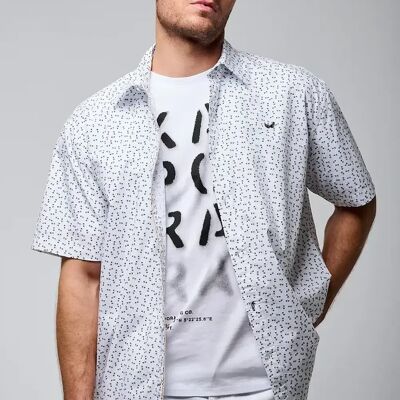 Kaporal Chemise Manches Courtes en coton BLOCK White blanc XXL male - Publicité Kaporal Chemise Manches Courtes en coton BLOCK White blanc XXL male - Publicité