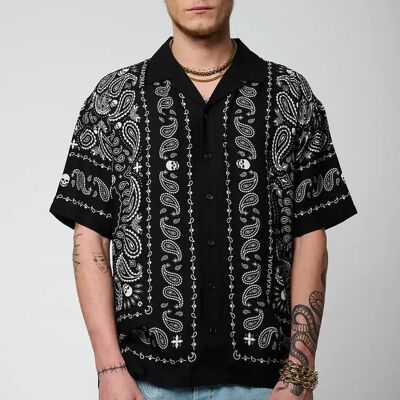 Kaporal Chemise Manches Courtes en viscose TEXAS Black noir XXXL male - Publicité Kaporal Chemise Manches Courtes en viscose TEXAS Black noir XXXL male - Publicité