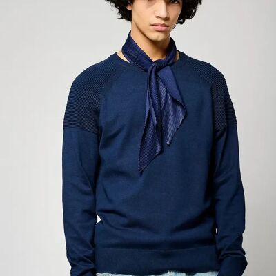 Kaporal Pull en viscose LAYER bleu marine L male - Publicité Kaporal Pull en viscose LAYER bleu marine L male - Publicité