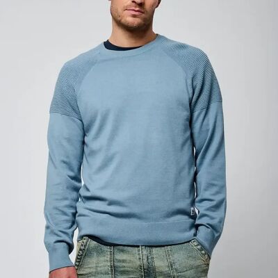 Kaporal Pull en viscose LAYER Sky bleu ciel XL male - Publicité Kaporal Pull en viscose LAYER Sky bleu ciel XL male - Publicité