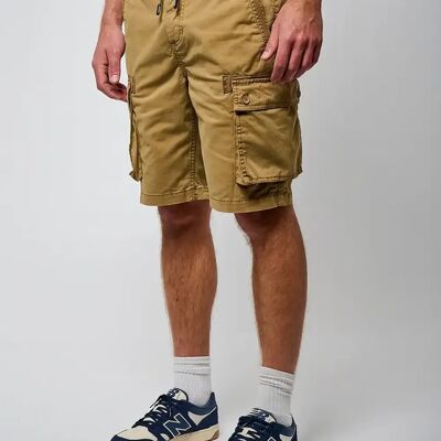 Kaporal Short en coton BYRON Camel S male - Publicité Kaporal Short en coton BYRON Camel S male - Publicité