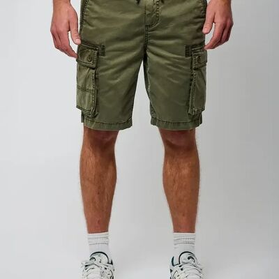Kaporal Short en coton BYRON kaki S male - Publicité Kaporal Short en coton BYRON kaki S male - Publicité