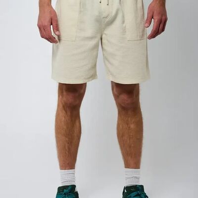 Kaporal Short en coton TURIN Craie écru M male - Publicité Kaporal Short en coton TURIN Craie écru M male - Publicité