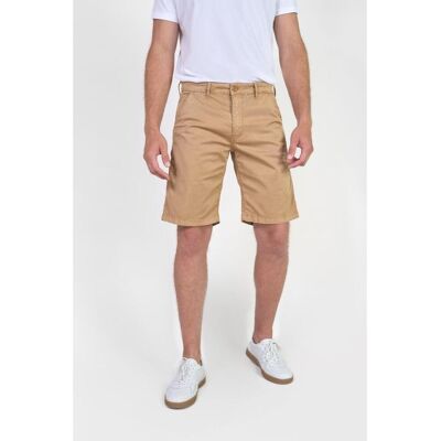 Le Temps des Cerises Bermuda short NOX beige Ryan en coton 36 male - Publicité Le Temps des Cerises Bermuda short NOX beige Ryan en coton 36 male - Publicité