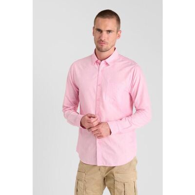 Le Temps des Cerises Chemise BIROS rose Ash M male - Publicité Le Temps des Cerises Chemise BIROS rose Ash M male - Publicité