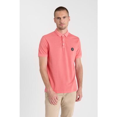 Le Temps des Cerises Polo DYLON rose en coton Beau XL male - Publicité Le Temps des Cerises Polo DYLON rose en coton Beau XL male - Publicité
