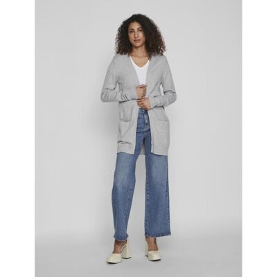 Vila Cardigan col fendu gris en viscose Faye XL female - Publicité Vila Cardigan col fendu gris en viscose Faye XL female - Publicité