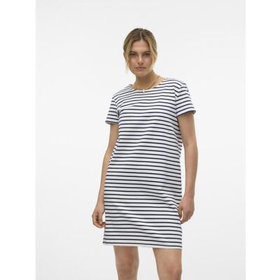 Vero Moda Robe fermeture éclair court col rond manches courtes blanc Maëlys M female - Publicité Vero Moda Robe fermeture éclair court col rond manches courtes blanc Maëlys M female - Publicité