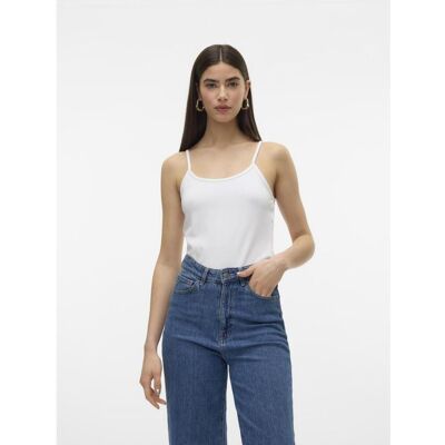 Vero Moda Top col rond manches courtes blanc Opal XL female - Publicité Vero Moda Top col rond manches courtes blanc Opal XL female - Publicité