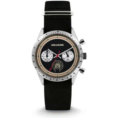 Montre Zadig et VoltaireMASTER ZVM107 - Montre Noire Fuseaux Multiples Zadig & Voltaire female - Publicité Montre Zadig et VoltaireMASTER ZVM107 - Montre Noire Fuseaux Multiples Zadig & Voltaire female - Publicité