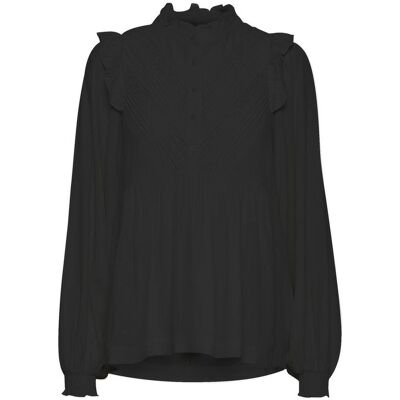 b.Young Blouse manches longues femme noir en viscose 36 female - Publicité b.Young Blouse manches longues femme noir en viscose 36 female - Publicité