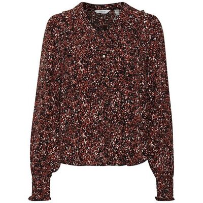 b.Young Blouse manches longues femme terracotta en viscose 38 female - Publicité b.Young Blouse manches longues femme terracotta en viscose 38 female - Publicité