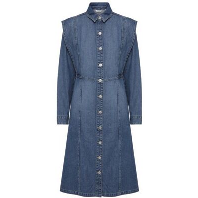 b.Young Robe en jean femme bleu 38 female - Publicité b.Young Robe en jean femme bleu 38 female - Publicité
