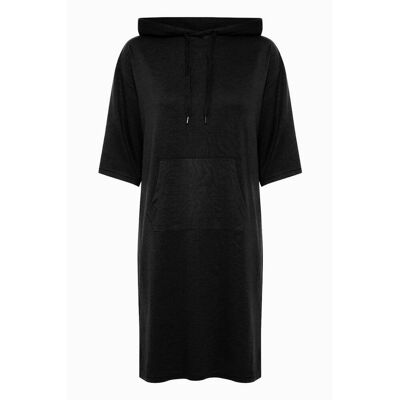 b.Young Robe uni en jersey noir M female - Publicité b.Young Robe uni en jersey noir M female - Publicité