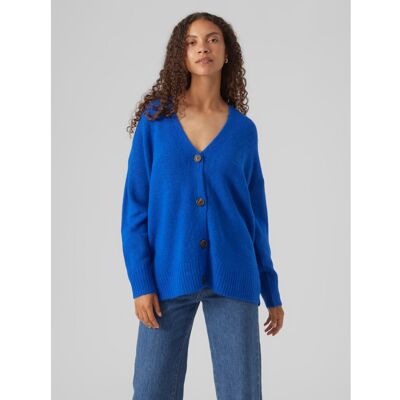 Vero Moda Cardigan à épaules tombantes - Bleu XS female - Publicité Vero Moda Cardigan à épaules tombantes - Bleu XS female - Publicité