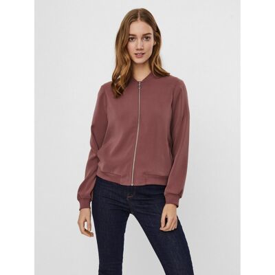 Vero Moda Bombers anti-froid Col rond Manches longues Longueur regular violet L female - Publicité Vero Moda Bombers anti-froid Col rond Manches longues Longueur regular violet L female - Publicité