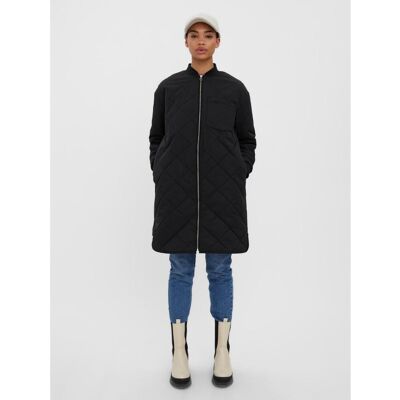 Vero Moda Manteau Col italien Long noir M female - Publicité Vero Moda Manteau Col italien Long noir M female - Publicité