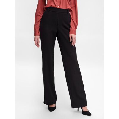 Vero Moda Pantalon Straight Fit Taille moyenne Pleine longueur noir Alia Taille : S / Longueur : 32 female - Publicité Vero Moda Pantalon Straight Fit Taille moyenne Pleine longueur noir Alia Taille : S / Longueur : 32 female - Publicité