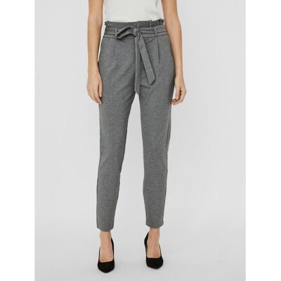 Vero Moda Pantalon paperbag Loose Fit Taille haute Pleine longueur gris en viscose Taille : M / Longueur : 32 female - Publicité Vero Moda Pantalon paperbag Loose Fit Taille haute Pleine longueur gris en viscose Taille : M / Longueur : 32 female - Publicité