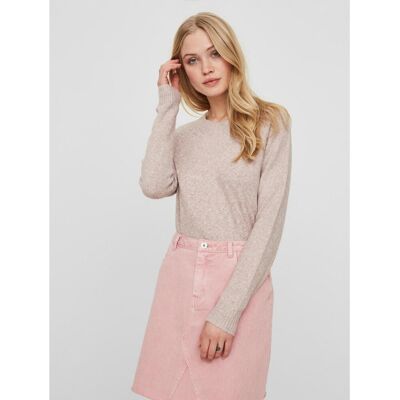 Vero Moda Pull en maille Col rond Manches longues violet Nola L female - Publicité Vero Moda Pull en maille Col rond Manches longues violet Nola L female - Publicité