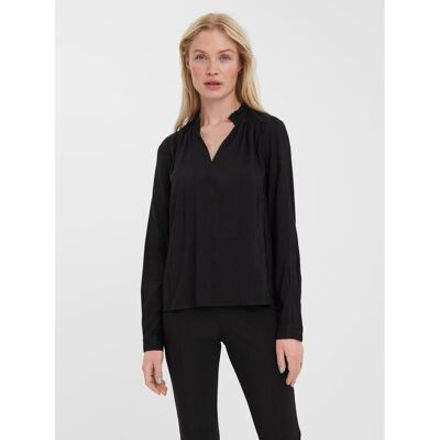 Vero Moda Tops Loose Fit Col en V Manches longues noir XXL female - Publicité Vero Moda Tops Loose Fit Col en V Manches longues noir XXL female - Publicité