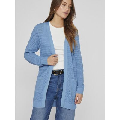 Vila Cardigan manches longues en maille Idalo turquoise Alma M female - Publicité Vila Cardigan manches longues en maille Idalo turquoise Alma M female - Publicité