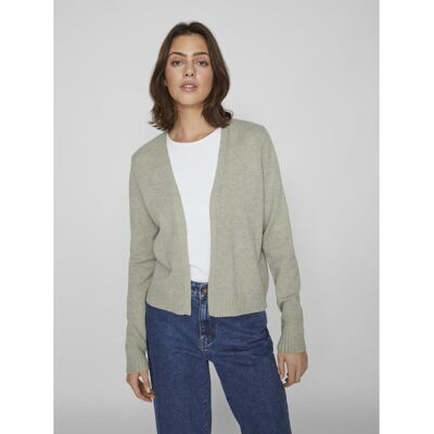 Vila Cardigan court à maille en viscose Ril vert Mae L female - Publicité Vila Cardigan court à maille en viscose Ril vert Mae L female - Publicité