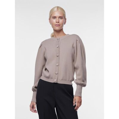YAS Cardigan en maille gris Rae XL female - Publicité YAS Cardigan en maille gris Rae XL female - Publicité