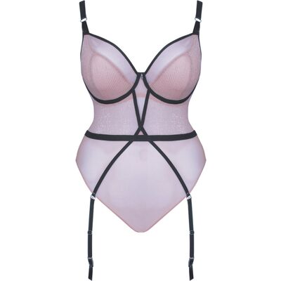 Curvy Kate Body plongeant armatures rose 85E unisex - Publicité Curvy Kate Body plongeant armatures rose 85E unisex - Publicité