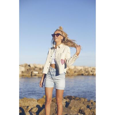 Le Temps des Cerises Bermuda short en jeans fille CASA bleu 8 ans unisex - Publicité Le Temps des Cerises Bermuda short en jeans fille CASA bleu 8 ans unisex - Publicité
