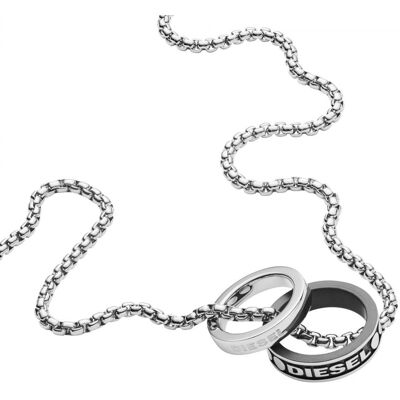 Collier et Pendentif Diesel Bijoux STUDS DX1168040 - Collier et Pendentif Acier ArgentDiesel Bijoux male - Publicité Collier et Pendentif Diesel Bijoux STUDS DX1168040 - Collier et Pendentif Acier ArgentDiesel Bijoux male - Publicité