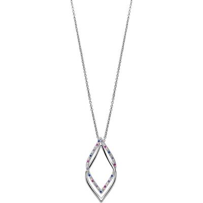 Collier LP1791-1-2 Lotus Silver female - Publicité Collier LP1791-1-2 Lotus Silver female - Publicité