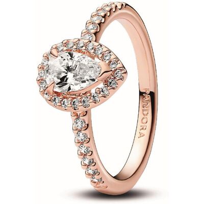 Bague Pandora Timeless - Halo Poire Scintillant 50 female - Publicité Bague Pandora Timeless - Halo Poire Scintillant 50 female - Publicité