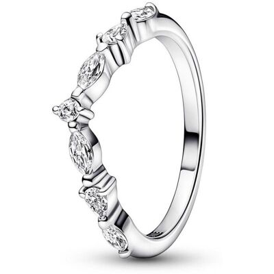 Bague Pandora Timeless - Voeu Alternance Scintillante 50 female - Publicité Bague Pandora Timeless - Voeu Alternance Scintillante 50 female - Publicité