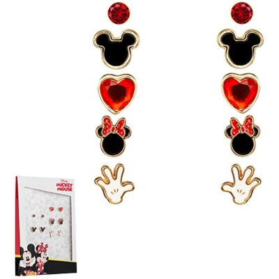 Lot de 5 paires de boucles d'oreilles - So Charm Disney unisex - Publicité Lot de 5 paires de boucles d'oreilles - So Charm Disney unisex - Publicité