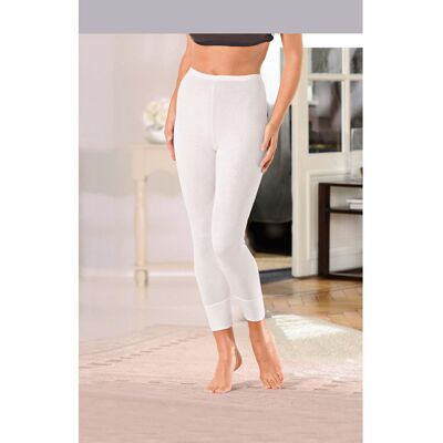 Damart Caleçon long fine côte femme blanc XS female - Publicité Damart Caleçon long fine côte femme blanc XS female - Publicité